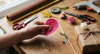 Fiori di carta crespa: rose, tulipani e mimose passo passo