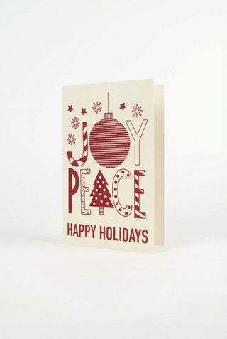 Biglietti Auguri Natale Doppi - Stampa Oro Relief - Set 4 pz