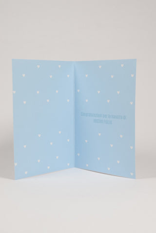 biglietto baby boy benvenuto interno