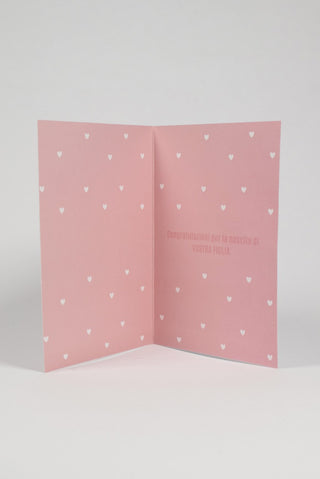 biglietto baby girl benvenuta interno