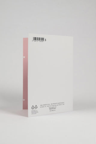 biglietto baby girl benvenuta retro