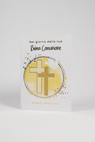 biglietto auguri affettuosi prima comunione fronte