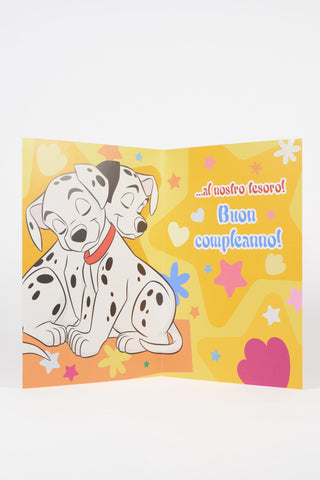 biglietto auguri disney cuccioli carica dei 101