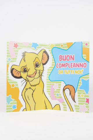 biglietto disney auguri Simba