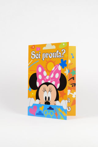 biglietto di auguri minnie fronte