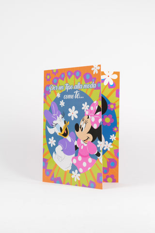 biglietto di auguri minnie e paperina fronte