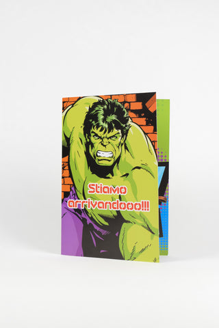 biglietto auguri marvel hulk