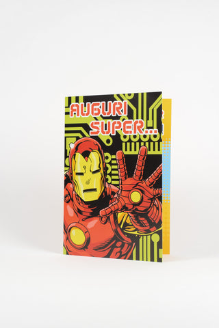 Biglietti Auguri Marvel Avengers Comic Style - Premium con Busta 16x11cm - Set 4 pz