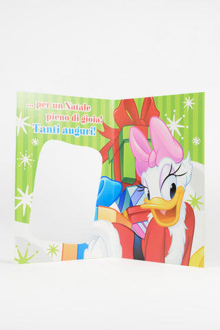 Biglietti Natale Disney Mickey Mouse - Premium con Busta 16x11cm - Set 4 pz