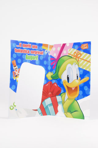 Biglietti Natale Disney Mickey Mouse - Premium con Busta 16x11cm - Set 4 pz
