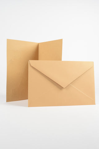 Biglietti Natale Kraft Ecologici - Design Minimal Rosso Bianco - Set 4 pz