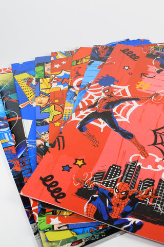 Fogli Carta Regalo Marvel Mix cm 70x100 - Set 8 pz