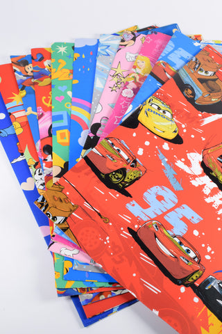 Fogli Carta Regalo Disney Mix 70x100 - Set 11 pz
