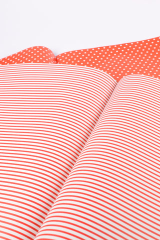 Fogli Carta Regalo Pois Righe Colorata cm 70x100 - 100 % riciclata - Set 12 Fogli