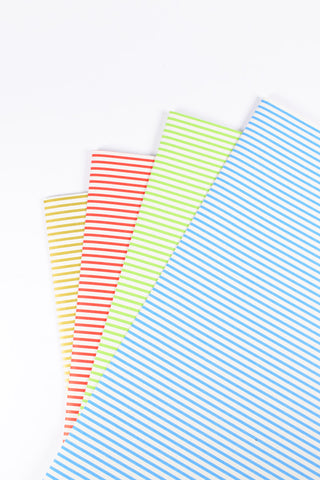 Fogli Carta Regalo Pois Righe Colorata cm 70x100 - 100 % riciclata - Set 12 Fogli