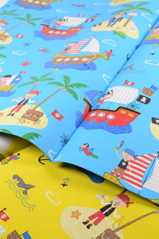 Carta Regalo Bambini 70x100 - Set 8 Fogli Fantasia Eco