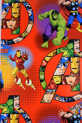 Rotoli Carta Regalo Marvel Mix cm 70x200 - Set 8 rotoli