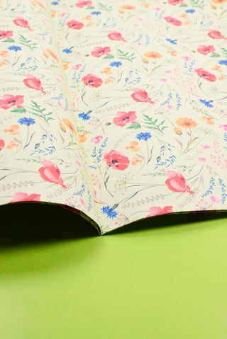 Carta regalo fiori di campo stile acquerello - Set 4 fogli