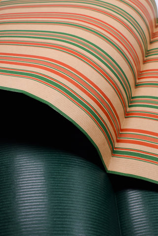 Carta regalo kraft naturale compleanno pois - Set 4 fogli