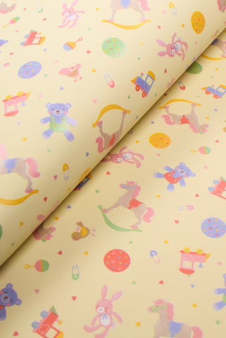 Carta regalo neonato baby shower colori pastello - Set 4 fogli