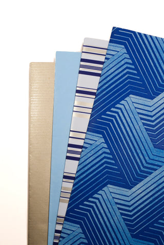 Carta regalo Raso Classico Elegante e EcoColor Kraft - Set 4 fogli