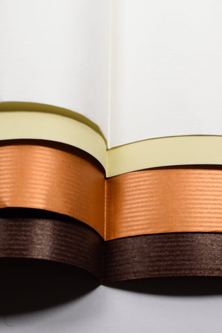 Carta regalo EcoColor Kraft tinta unita colori caldi - Set 4 fogli