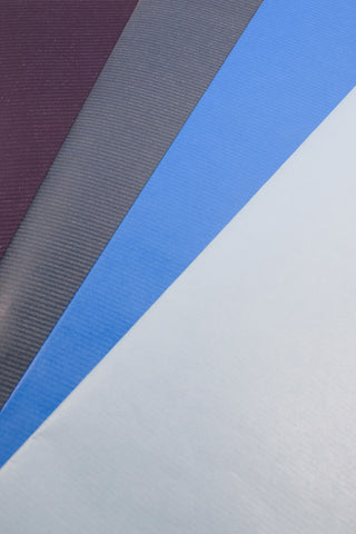 Carta regalo EcoColor Kraft Dark colori scuri eleganti - Set 4 fogli