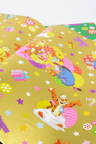 Fogli Carta Regalo Disney Natale cm 70x100 - Set 8 fogli