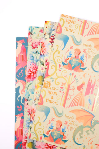 Carta regalo fiabe e fiori acquerello Rex Club Vintage