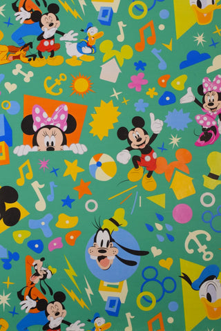 carta regalo mickey & friends verde