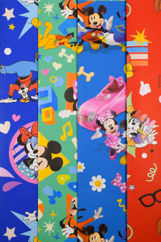 set carta regalo micky & friends blu, verde e rossa