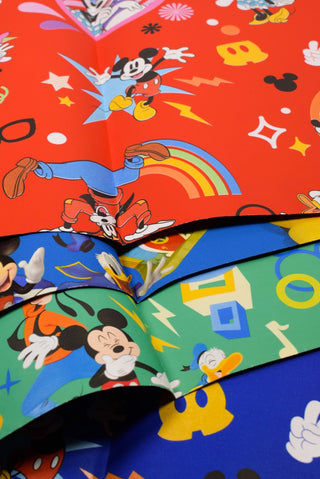 set carta regalo micky & friends blu, verde e rossa