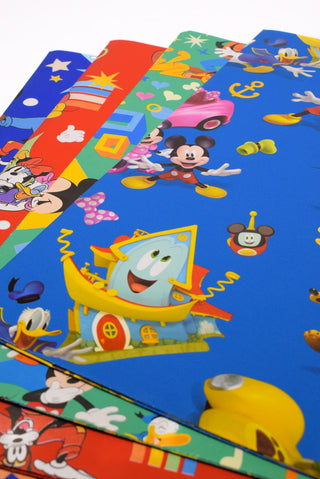 set carta regalo micky & friends blu, verde e rossa