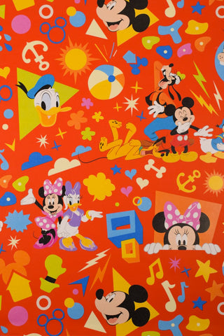 carta regalo disney mickey & friends rossa