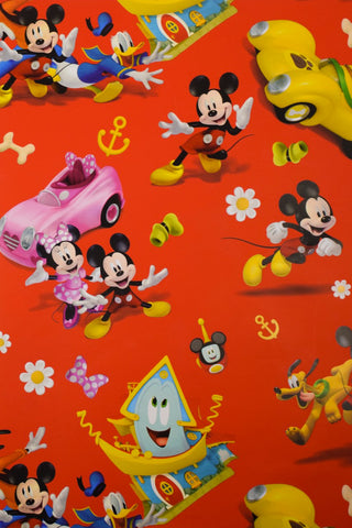 carta regalo disney mickey & friends rossa