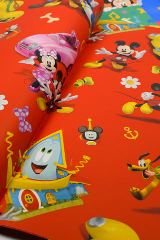 carta regalo disney mickey & friends rossa