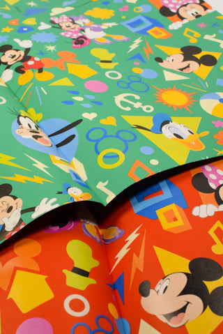 carta regalo disney mickey & friends verde e rossa