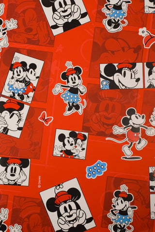 carta regalo disney rossa minnie e mickey