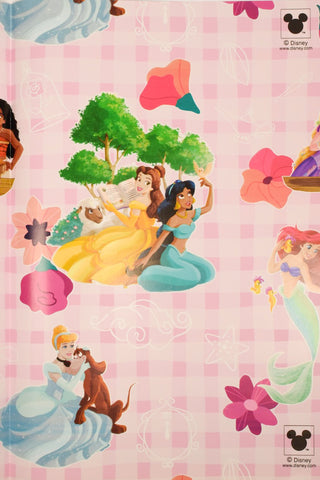 carta regalo principesse disney rosa quadrati