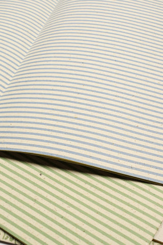 Carta regalo ecologica carta erba verde salvia e azzurro