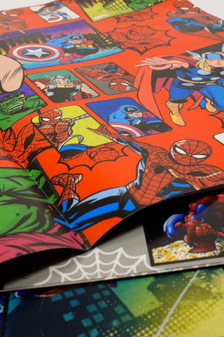 carta regalo spider-man rossa