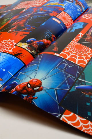 carta regalo spider-man rossa