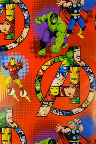 carta regalo avengers rossa