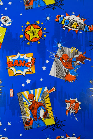 carta regalo spider-man blu