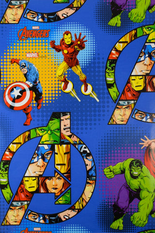 carta regalo avengers blu licenza ufficiale