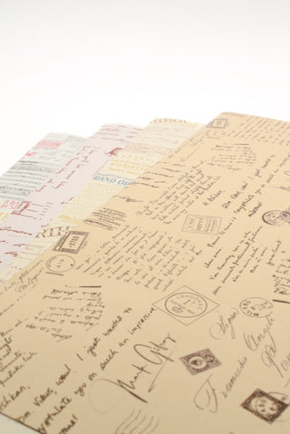 carta regalo vintage set