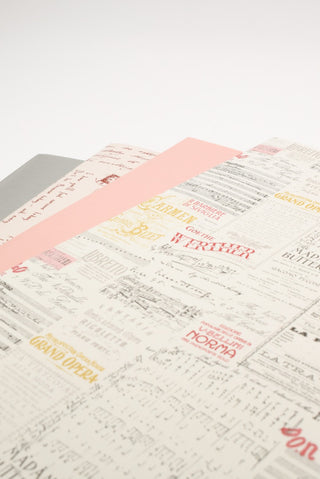 carta regalo vintage e perlage bianca, rosa e argento