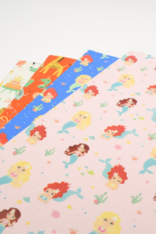 carta regalo set bimbi, sirenette e animali