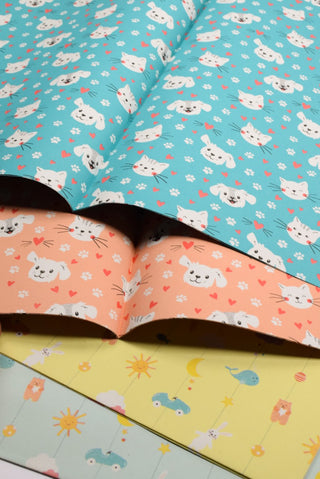 carta regalo bimbi e piccoli amici azzurra e rosa