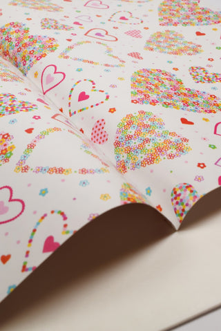 carta da regalo bianca con fantasia floreale